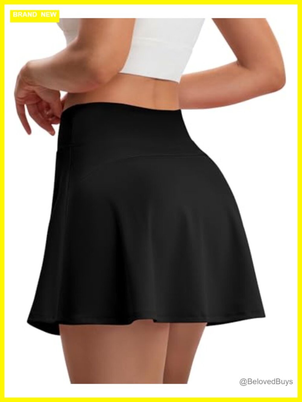 DLOODA Skorts for Women Tennis Skirt with Pockets Shorts Golf Skort High Waist